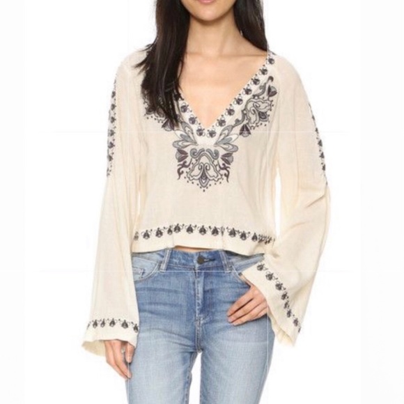 Free People Tops - 🔵🍬HP Free People Bohemian Crop Top